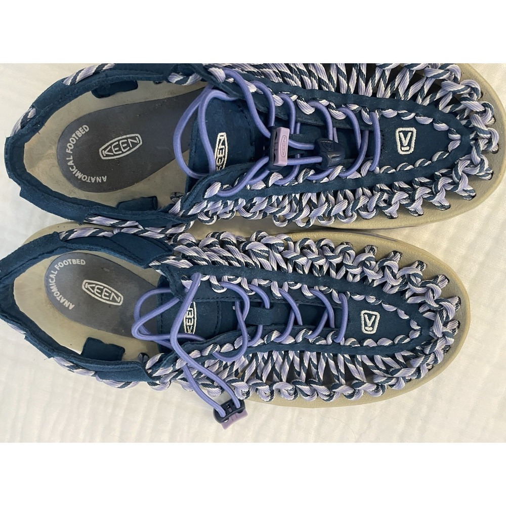 Keen Uneek Poseidon blue Purple Braided Cord Outdoor Sandals Womens 7 EU 37.5 - Picture 4 of 8
